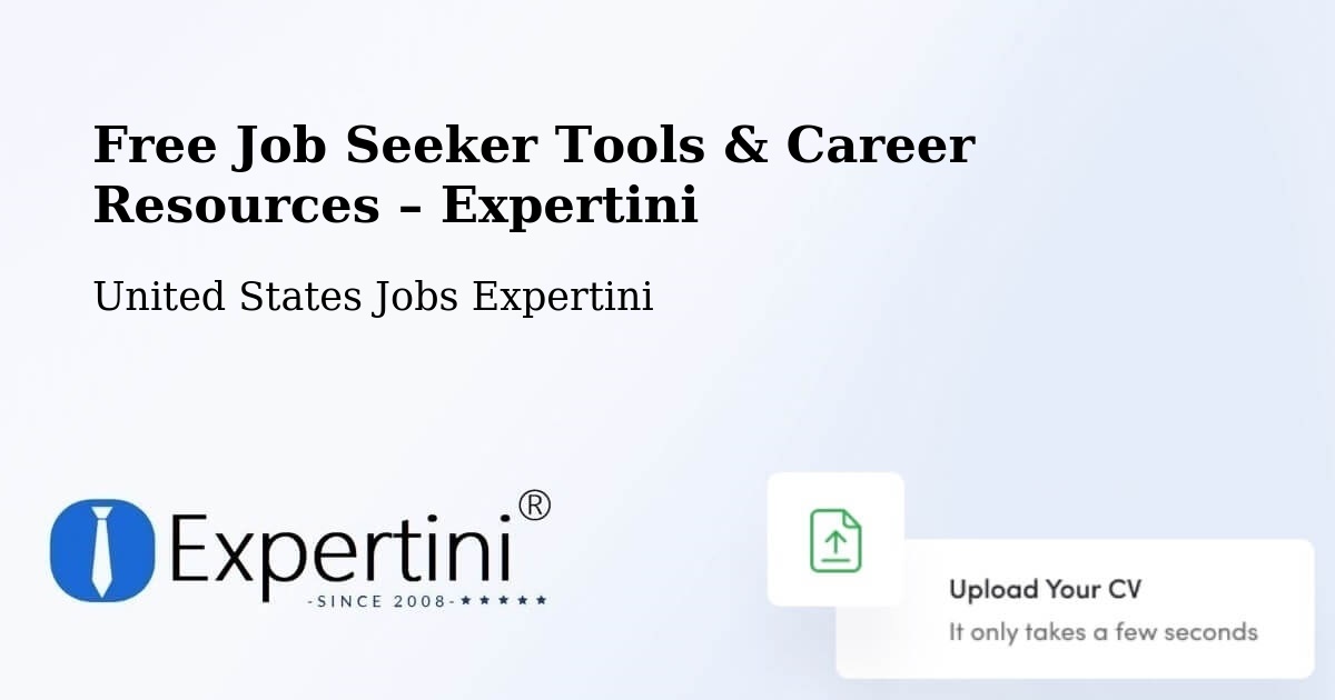 Free Job Seeker Tools & Career Resources – Philadelphia - Philadelphia, United States Jobs Expertini